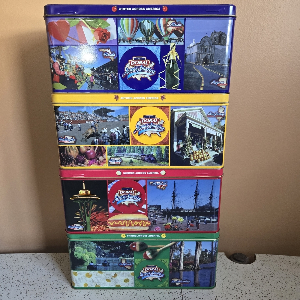 4 - Doral Across America Tins
